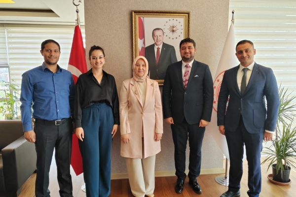 EYGEV Genel Başkanı Serkan Ülkü’den T.C. Aile ve Sosyal Hizmetler Bakan Yardımcısı Leman Yenigün’e Ziyaret
