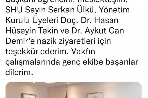 The new Minister of Labor and Social Security of the Presidential Cabinet Prof. Dr. Vedat Işıkhan was born.