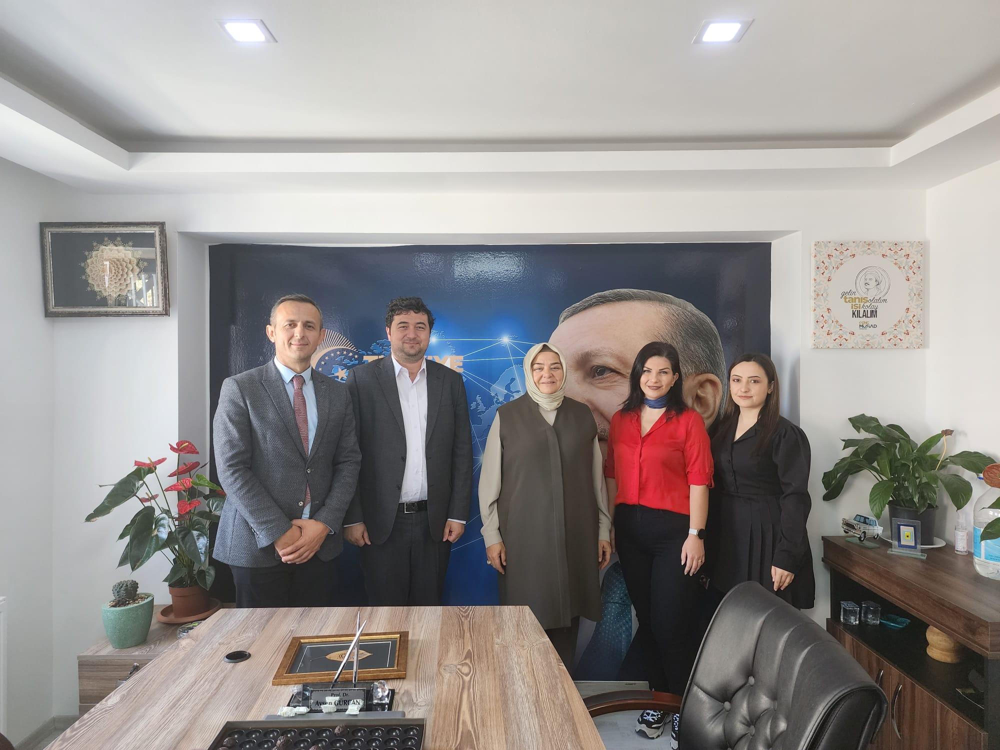 Our Chairman Serkan Ülkü, our Eskişehir Deputy and our 63rd Government Minister of Family and Social Services Prof. Dr. Visited Ayşen Gürcan