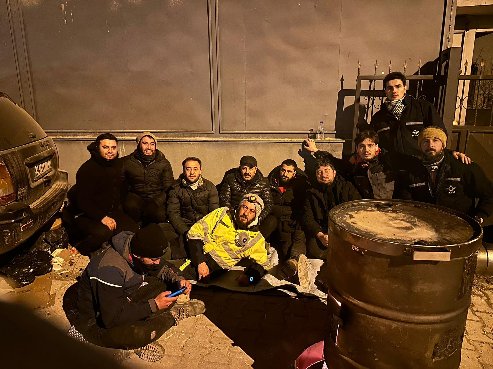 EYGEV Chairman Mr. Serkan Ülkü and Our Volunteers in the Earthquake Zone