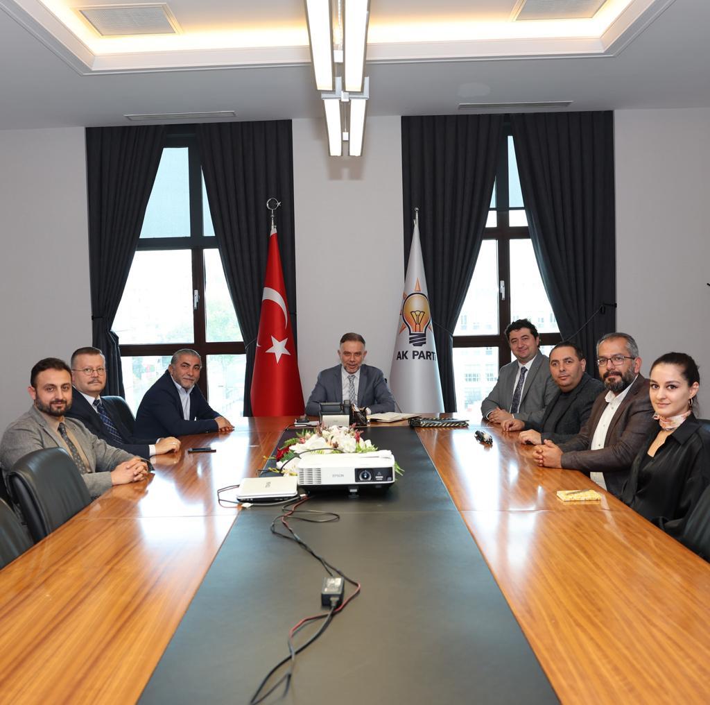 EYGEV Chairman Serkan Ülkü and his accompanying delegation, AK Party Local Governments Deputy Chairman Mr. Visited Lokman Ertürk