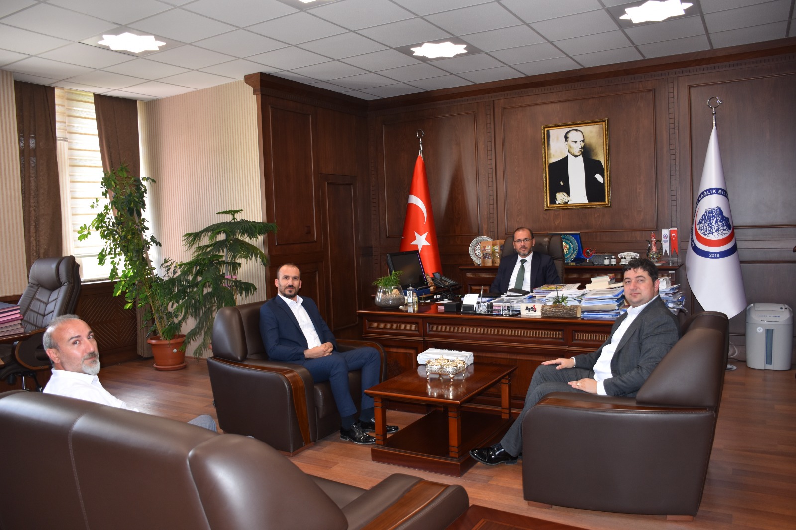 AFSU Rector, Prof. Dr. Visit to Nurullah Okumuş