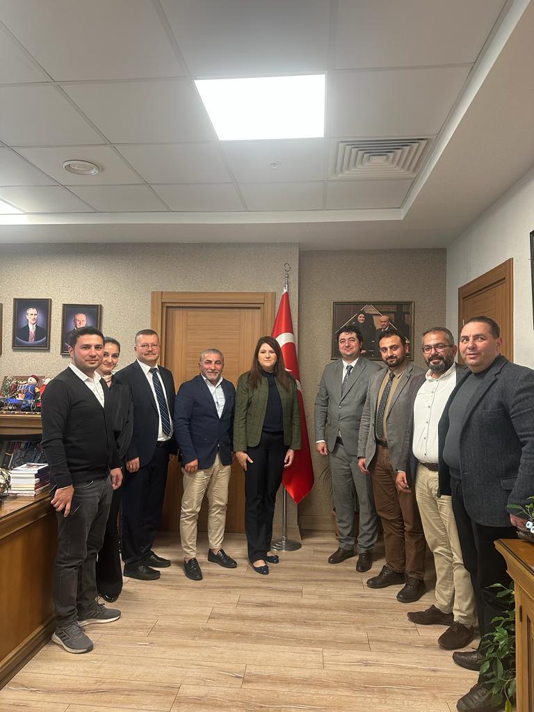 EYGEV Chairman Serkan Ülkü and his accompanying delegation met with MHP Vice President for Family, Women and Disabled People, Dr. Visited Pelin Yılık