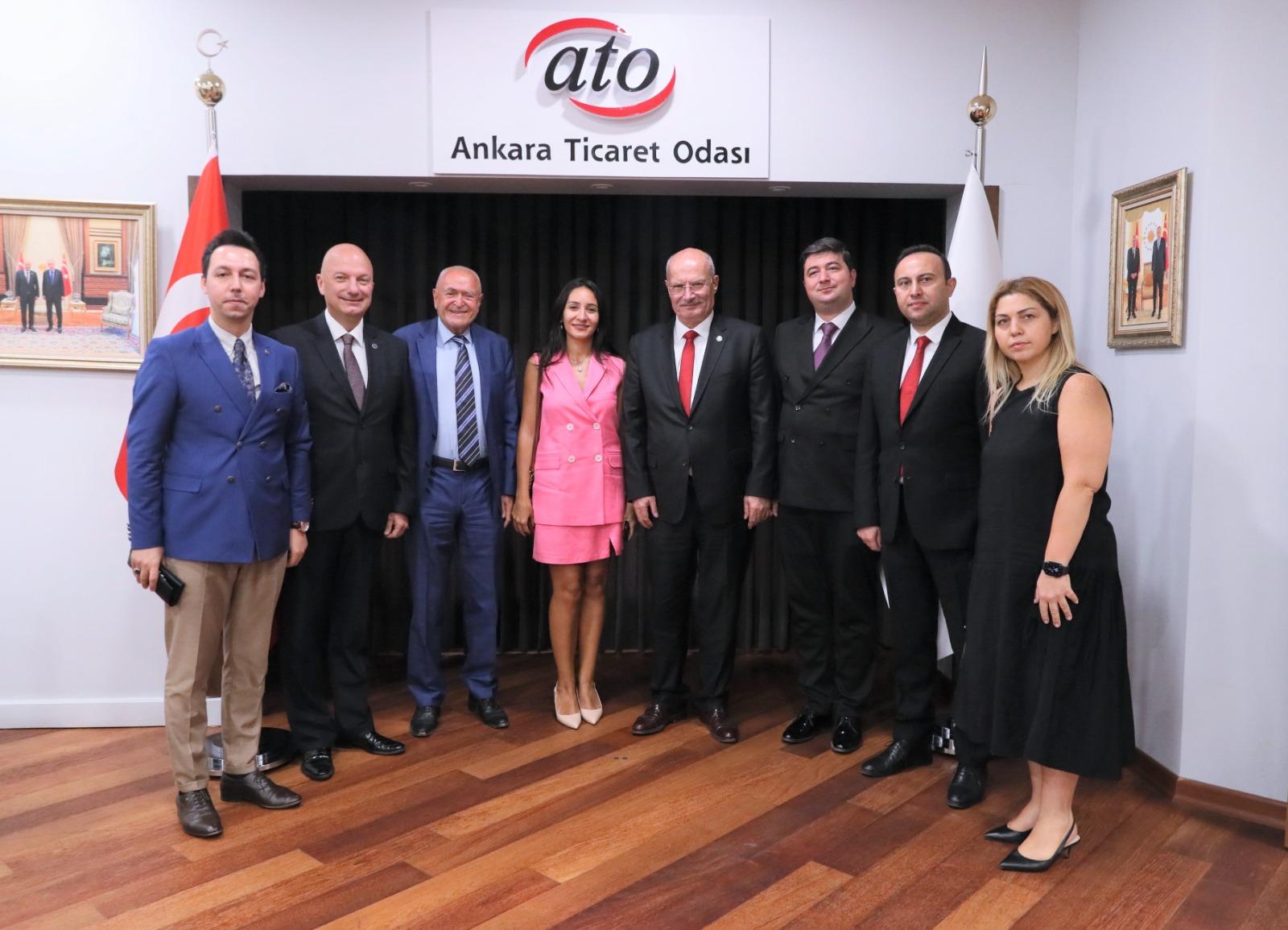 ATO Yönetim Kurulu Başkanı Gürsel Baran'a Ziyaret