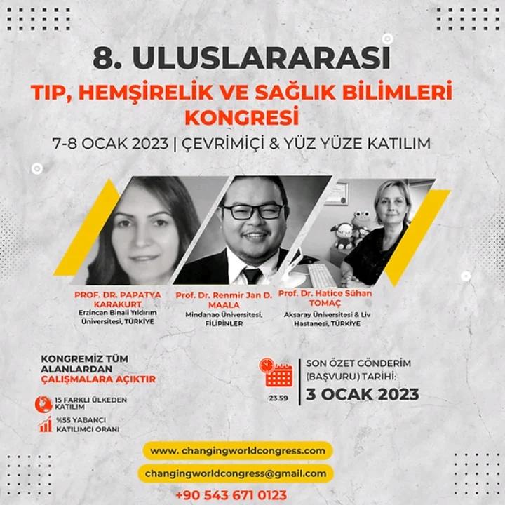 8. Uluslararası Ortadoğu Modern Bilimsel Araştırmalar Kongresi