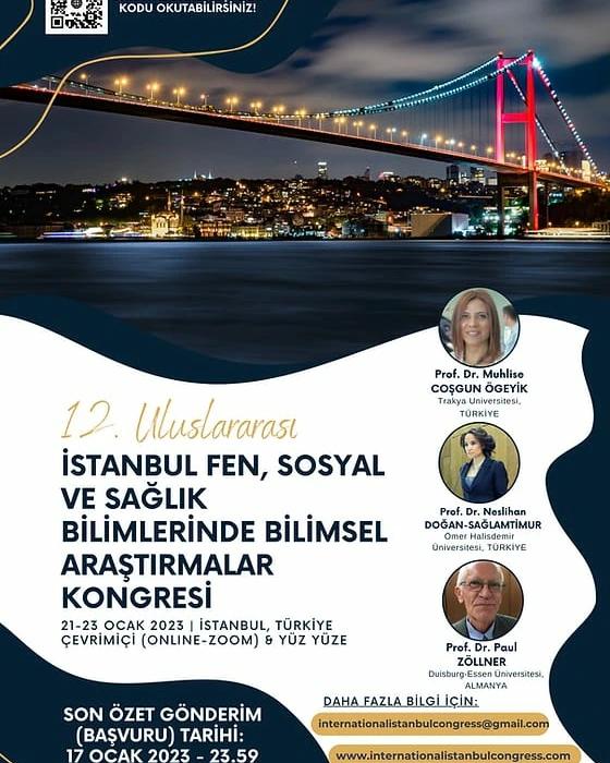 12. Uluslarası İstanbul Bilimsel Araştırma Kongreleri